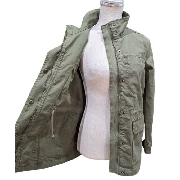 NWOT Madewell Military-Inspired Canvas Dispatch Jacket A1068 Size XS ARMY Green - Picture 8 of 12